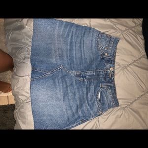 jean skirt